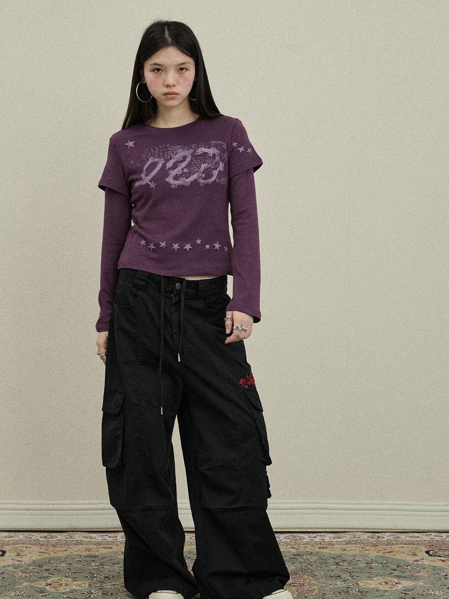 Update Achihara Gray Print Short Sleeve T-Shirt Unisex