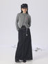 Achihara Grey Knit Vest & Cardigan Set-1