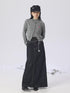 Achihara Grey Knit Vest & Cardigan Set