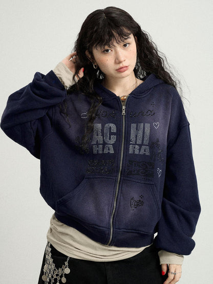 Achihara Hakuna Matata Sparkle Graphic Hoodie