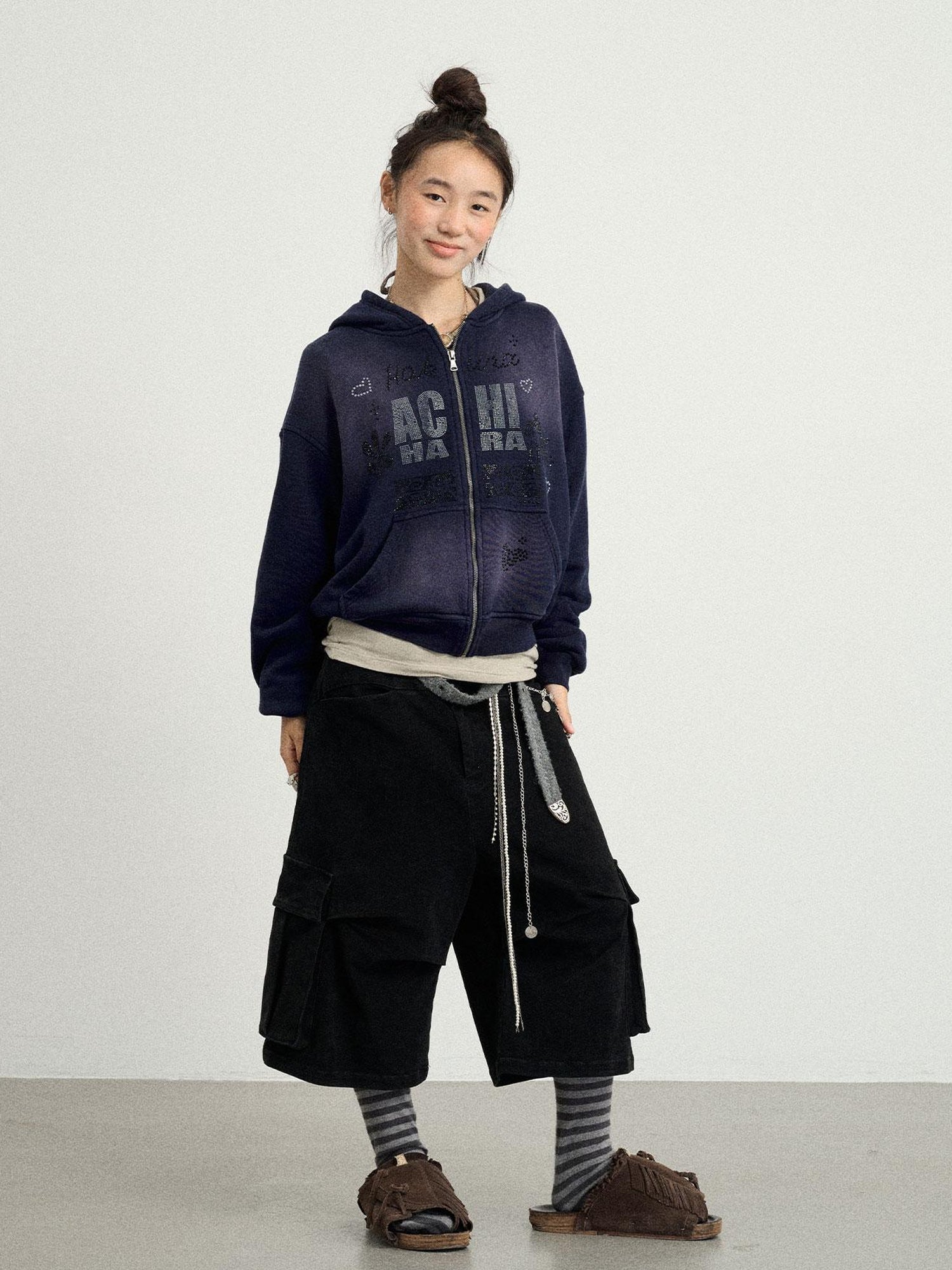 Achihara Hakuna Matata Sparkle Graphic Hoodie