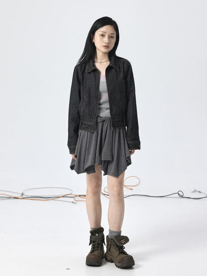 Achihara Handkerchief Hem Wrap Skirt