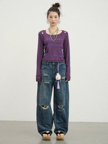 Achihara Hawaii Hooded Crop Tee-1