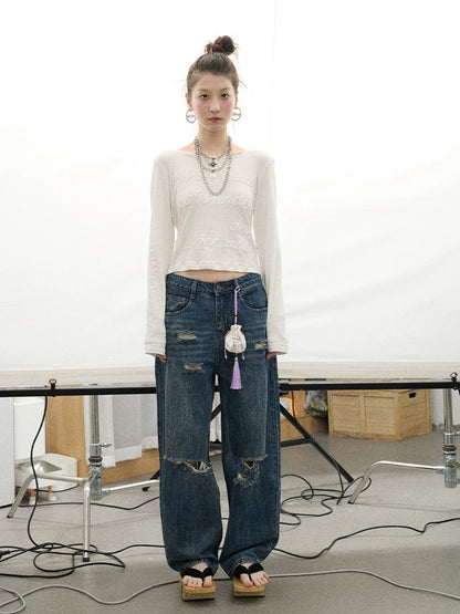 Achihara Hawaii Hooded Crop Tee-2