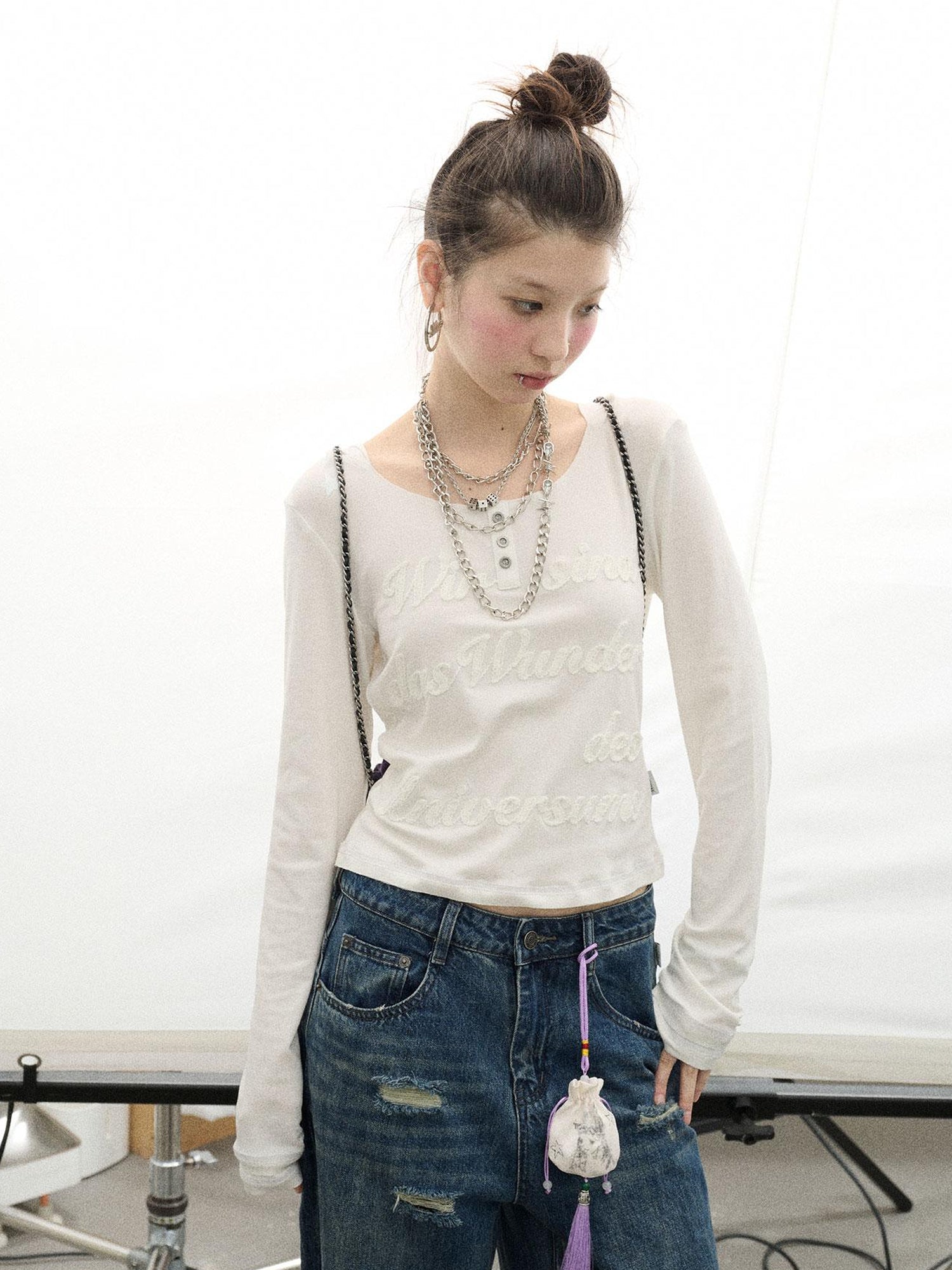 Achihara Hawaii Hooded Crop Tee