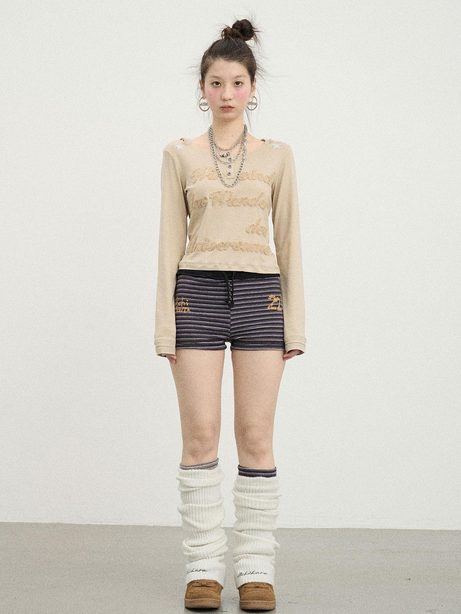 Achihara Hawaii Hooded Crop Tee