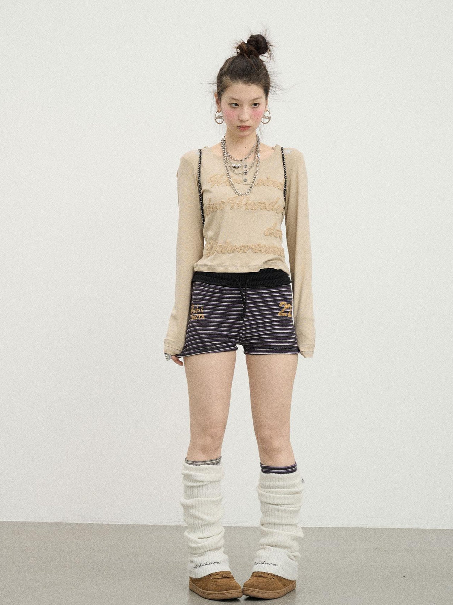 Achihara Hawaii Hooded Crop Tee