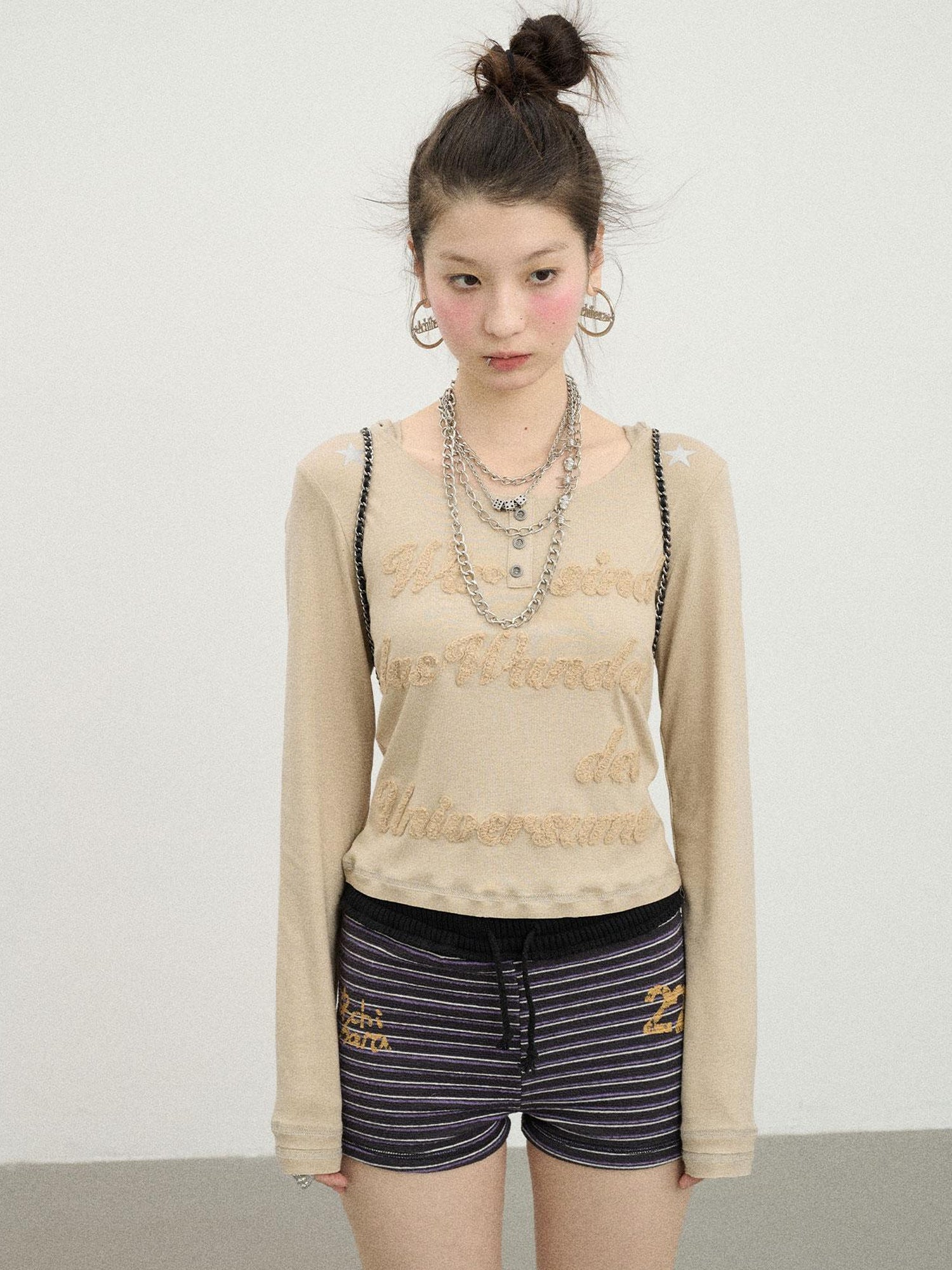 Achihara Hawaii Hooded Crop Tee