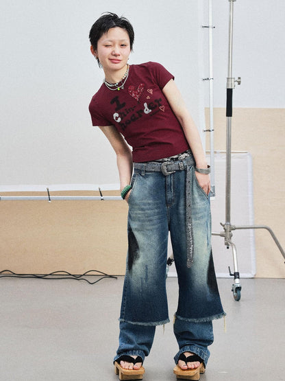 Achihara I Love Chin Hoarder Graphic Tee