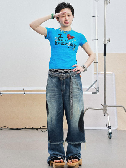 Achihara I Love Chin Hoarder Graphic Tee
