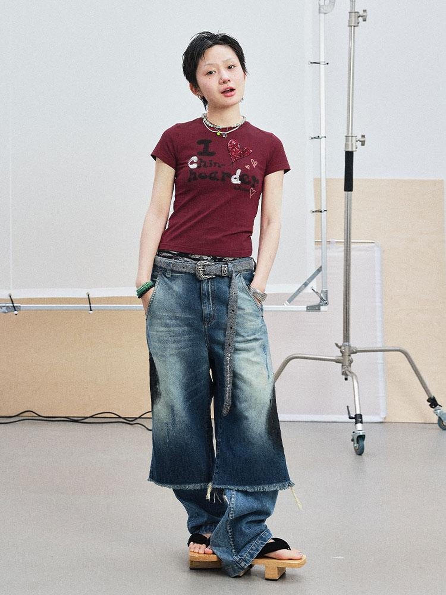 Achihara I Love Chin Hoarder Graphic Tee