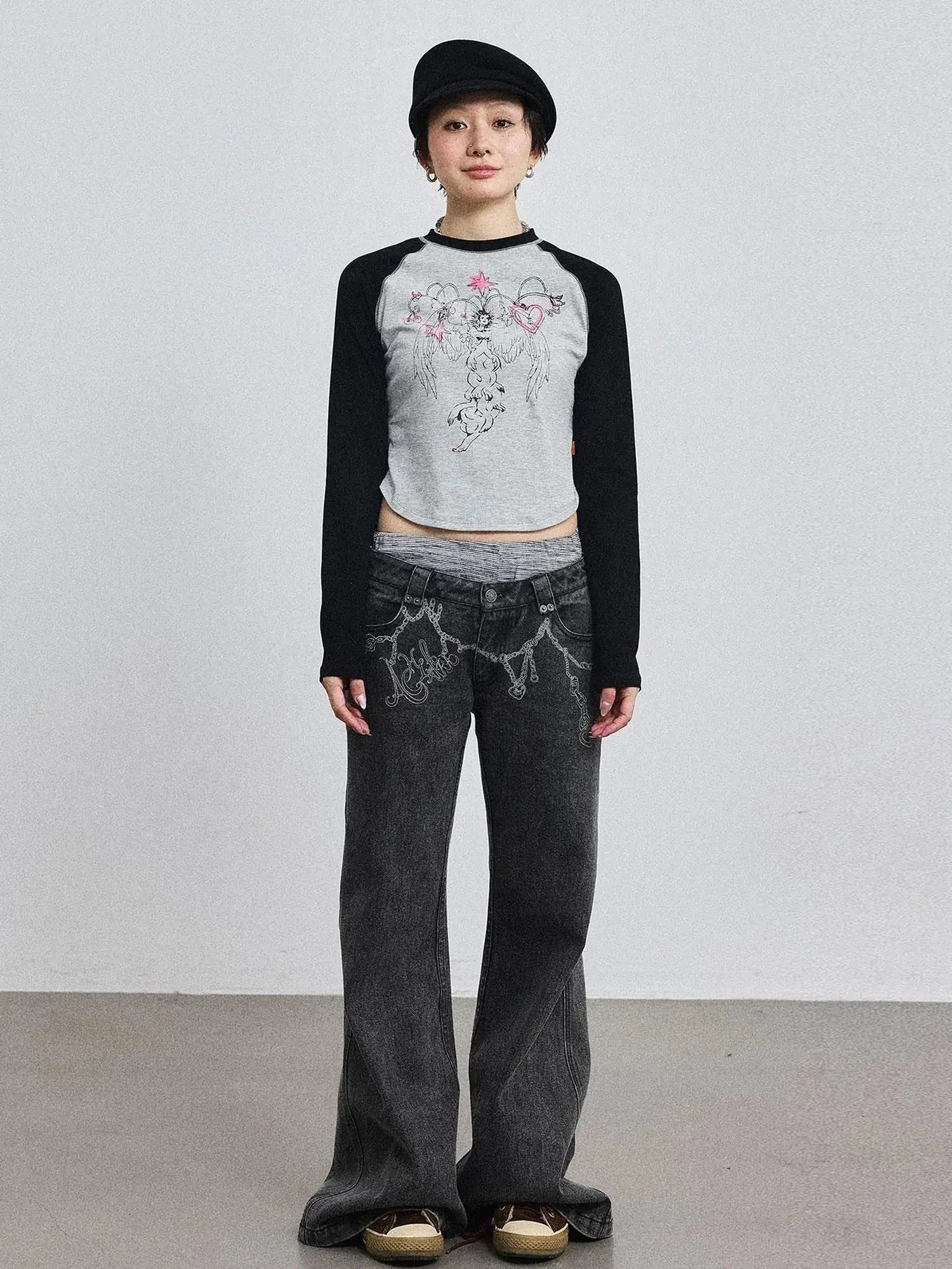 Icarus Sleeve Graphic Tee Unisex Top