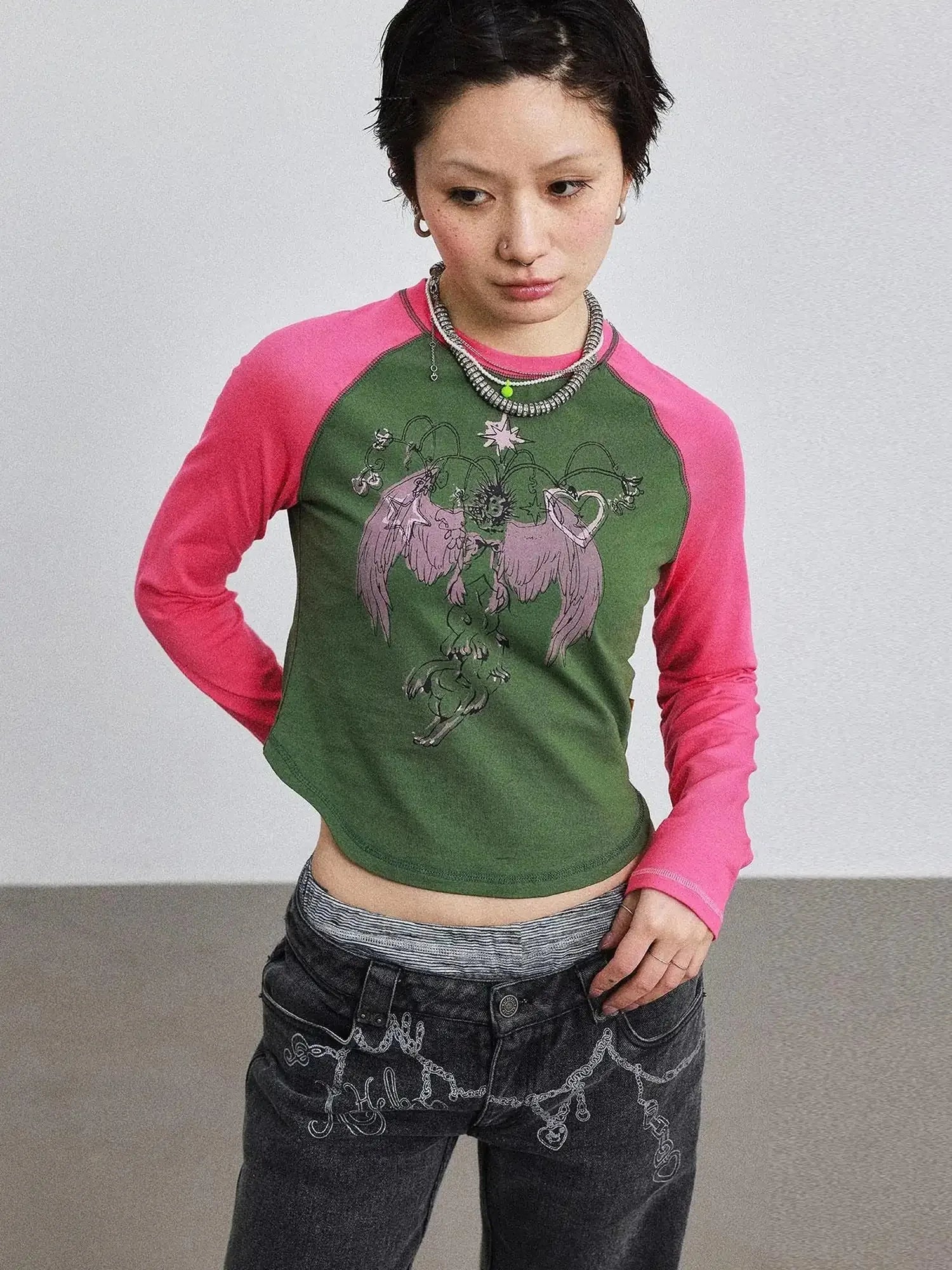 Icarus Sleeve Graphic Tee Unisex Top