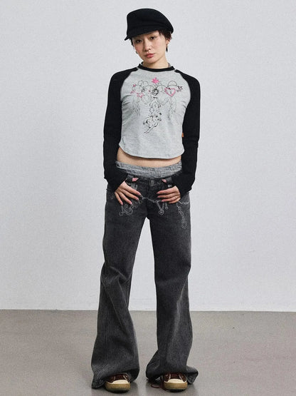 Icarus Sleeve Graphic Tee Unisex Top