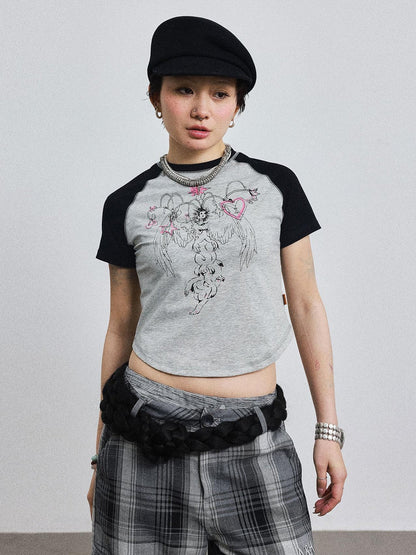 Achihara Icarus Sleeve Tee Sun Sea Colorblock