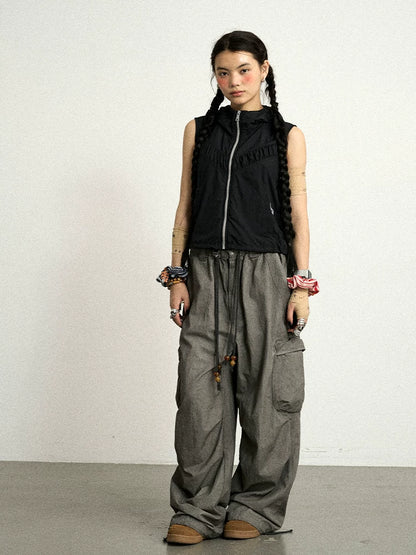 Achihara Ice Sunproof Sleeveless Hoodie-2