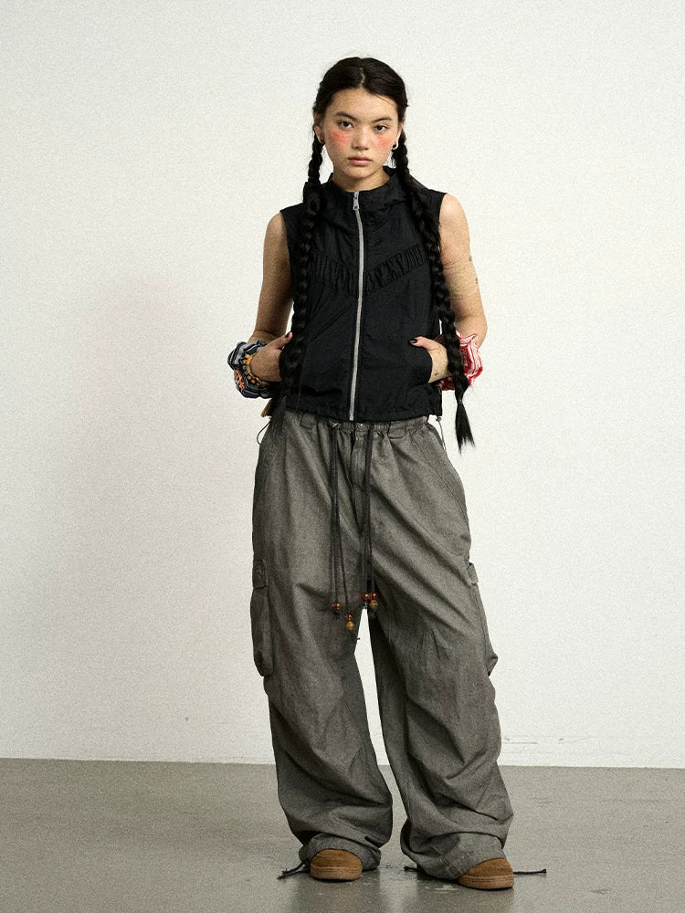 Achihara Ice Sunproof Sleeveless Hoodie-3