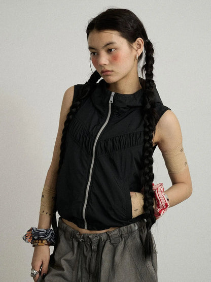Ice Sunproof Sleeveless Hoodie
