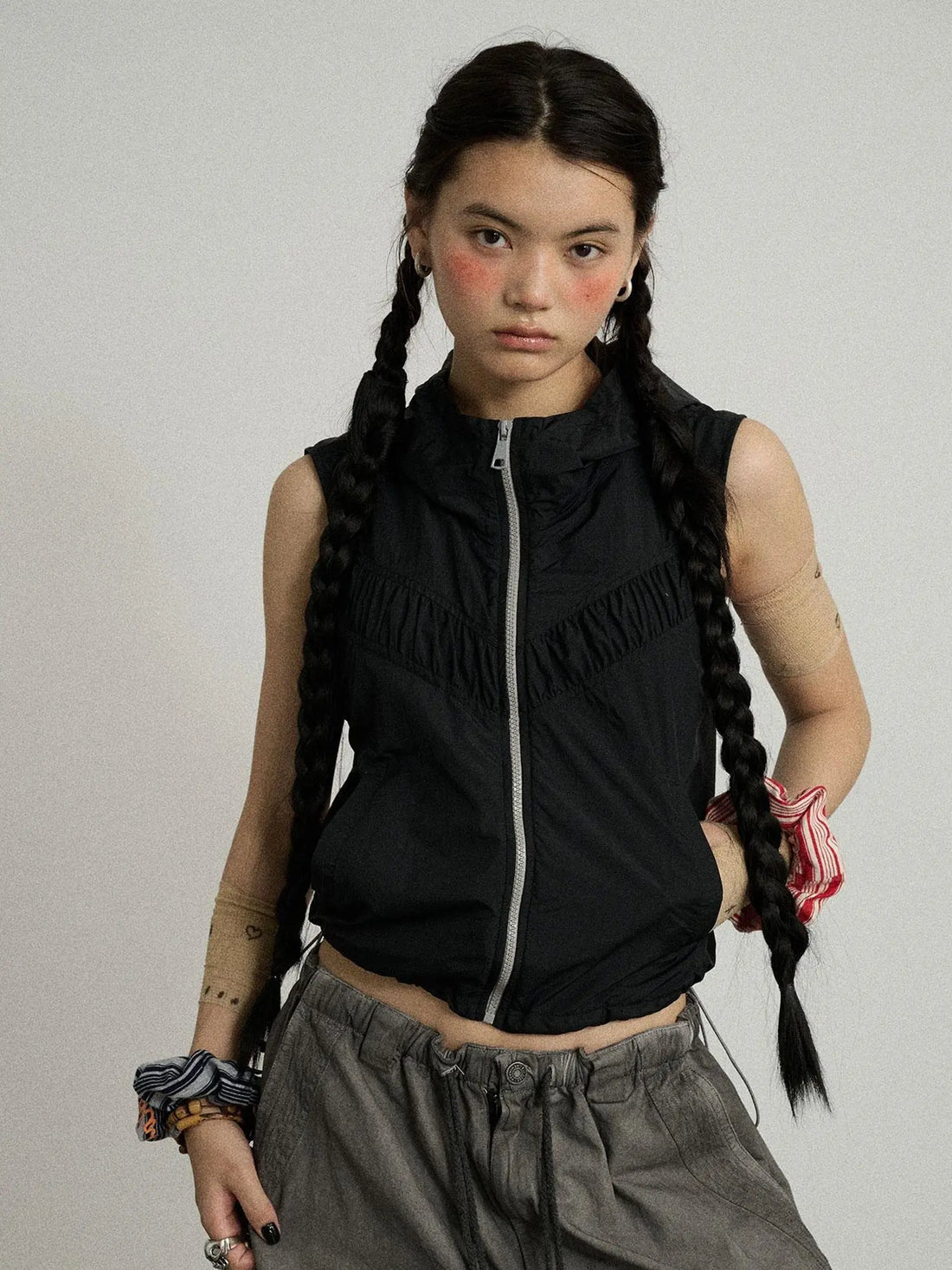 Ice Sunproof Sleeveless Hoodie