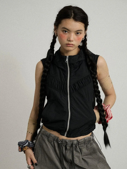 Ice Sunproof Sleeveless Hoodie