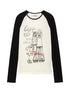 Imperfections Are Perfect Friend Squad Tee 2.0 V-Neck T-Shirt Long-Sleeve