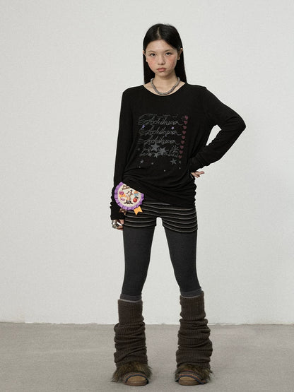 Achihara Imperfections Are Perfect Long Sleeve Tee-4