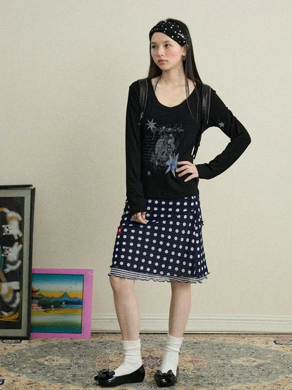 Jammy Dot A Line Skirt