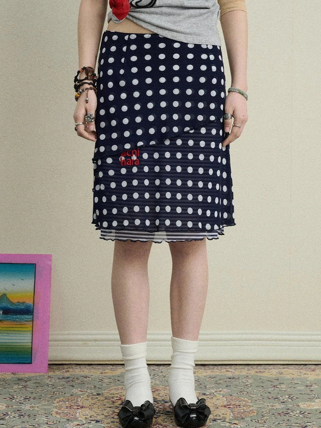Jammy Dot A Line Skirt