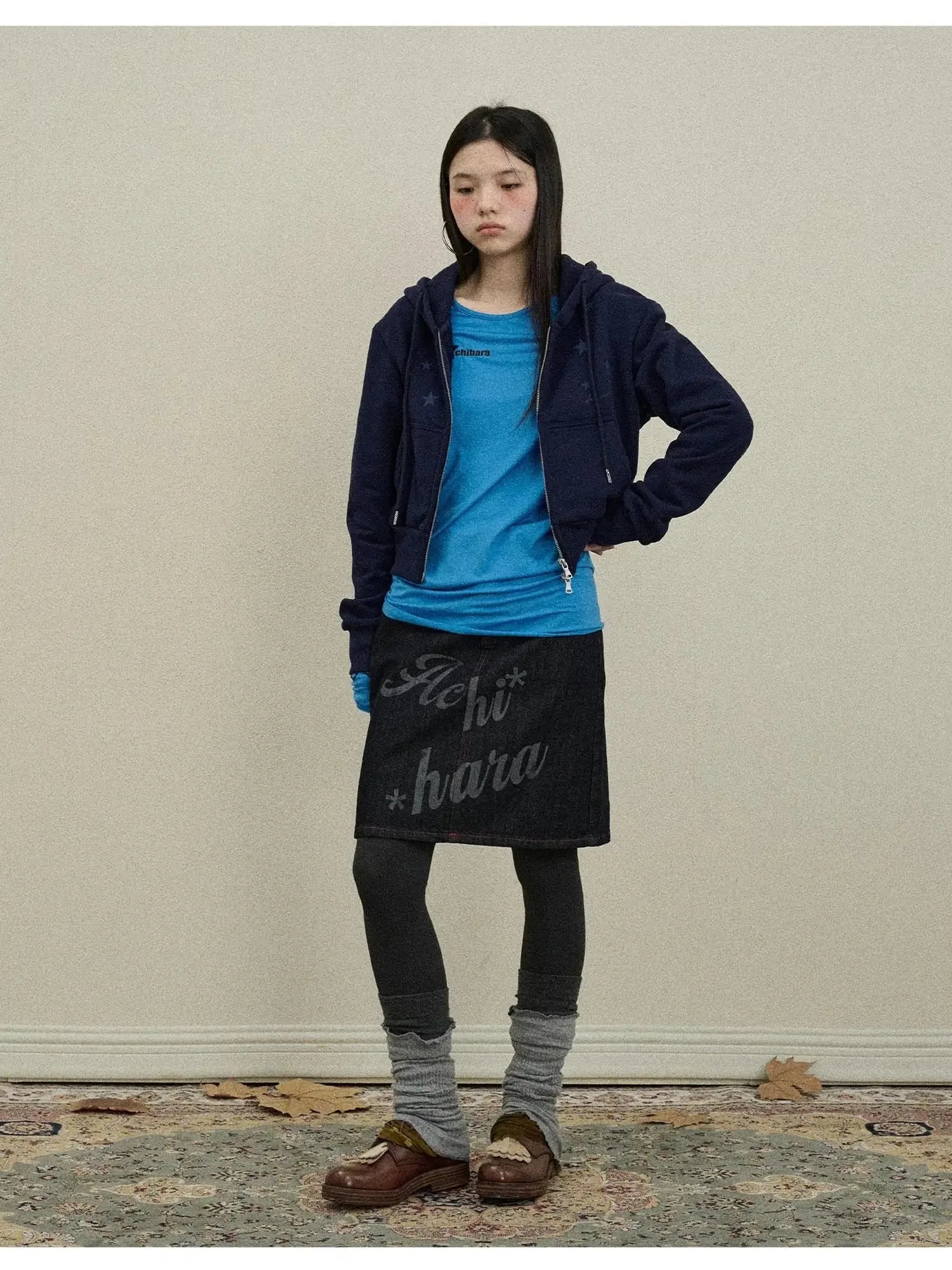 Jelly V-Neck T-Shirt Long-Sleeve Four Color Modal Women Fall Top
