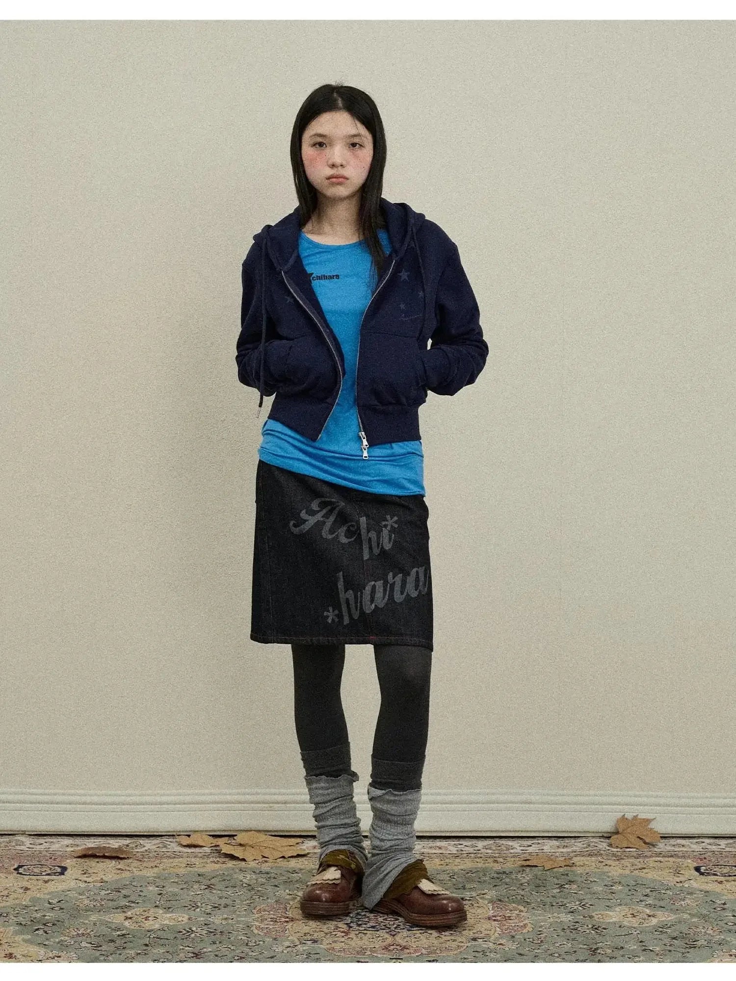 Jelly V-Neck T-Shirt Long-Sleeve Four Color Modal Women Fall Top