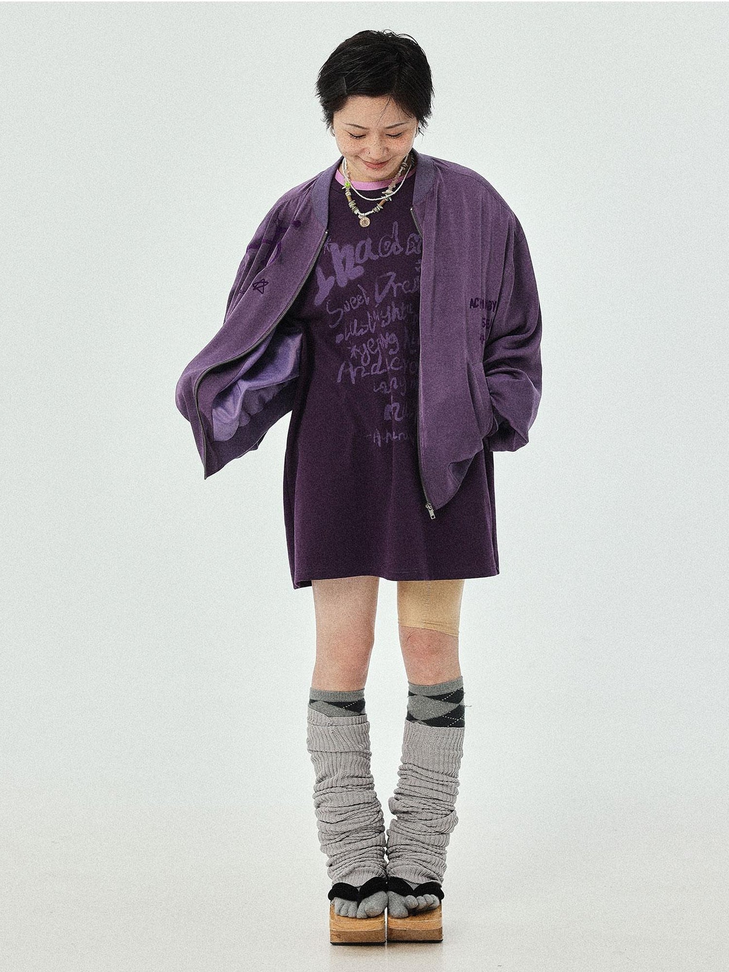 Achihara Lightweight Padded Shoulder Baseball Jacket