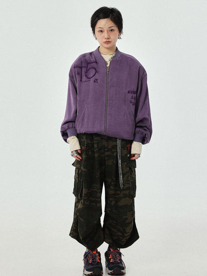 Achihara Lightweight Padded Shoulder Baseball Jacket