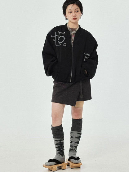 Lightweight Padded Shoulder Baseball Jacket