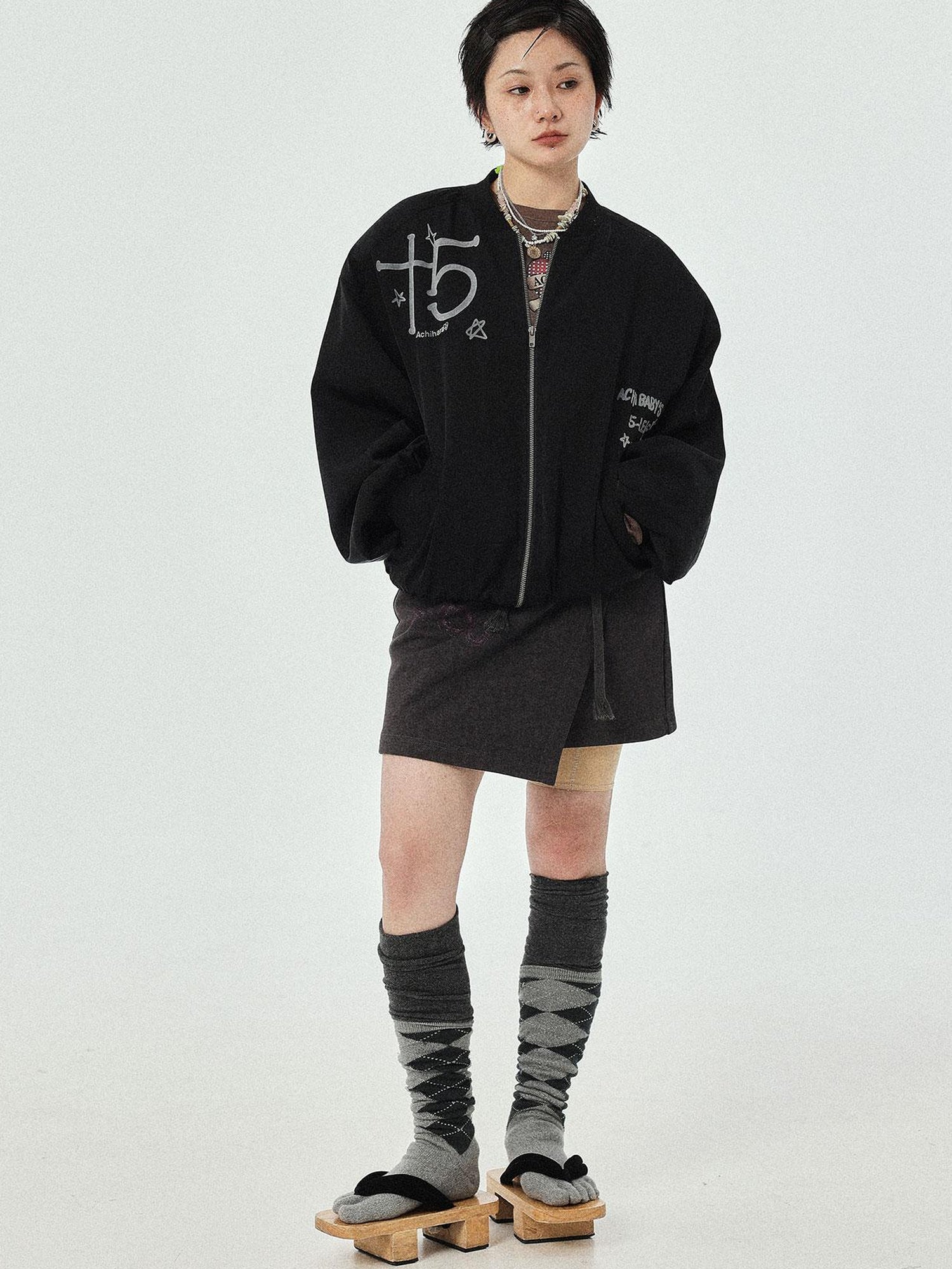 Achihara Lightweight Padded Shoulder Baseball Jacket