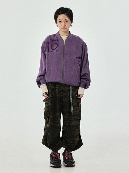 Achihara Lightweight Padded Shoulder Baseball Jacket