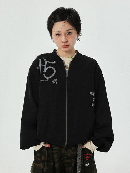 Achihara Lightweight Padded Shoulder Baseball Jacket