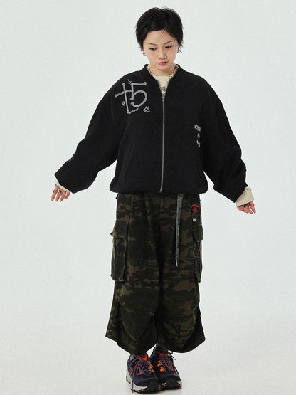 Achihara Lightweight Padded Shoulder Baseball Jacket