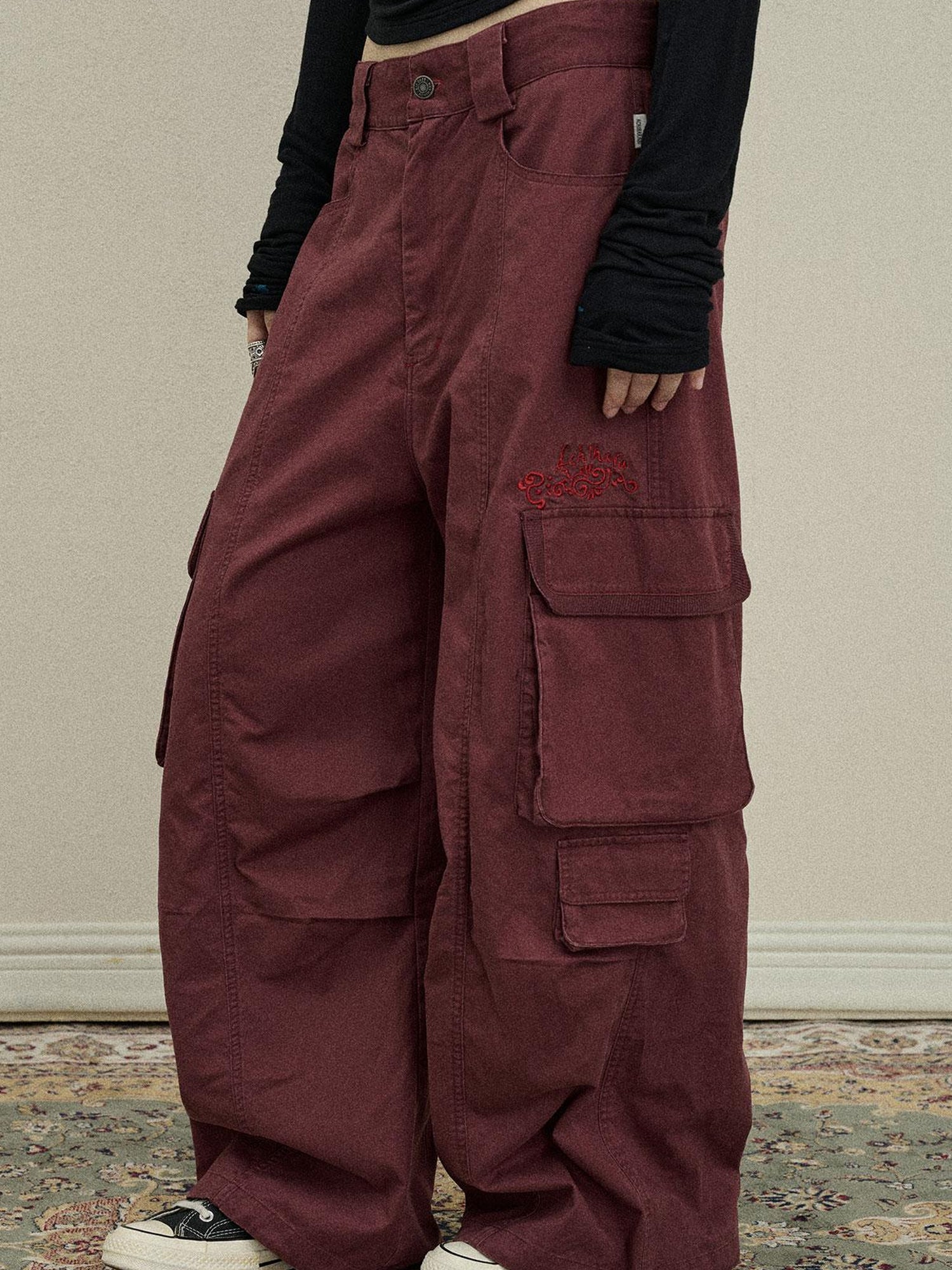 Update Achihara Loose Fit Denim Overalls 2025 Autumn New Drop Leg Trousers