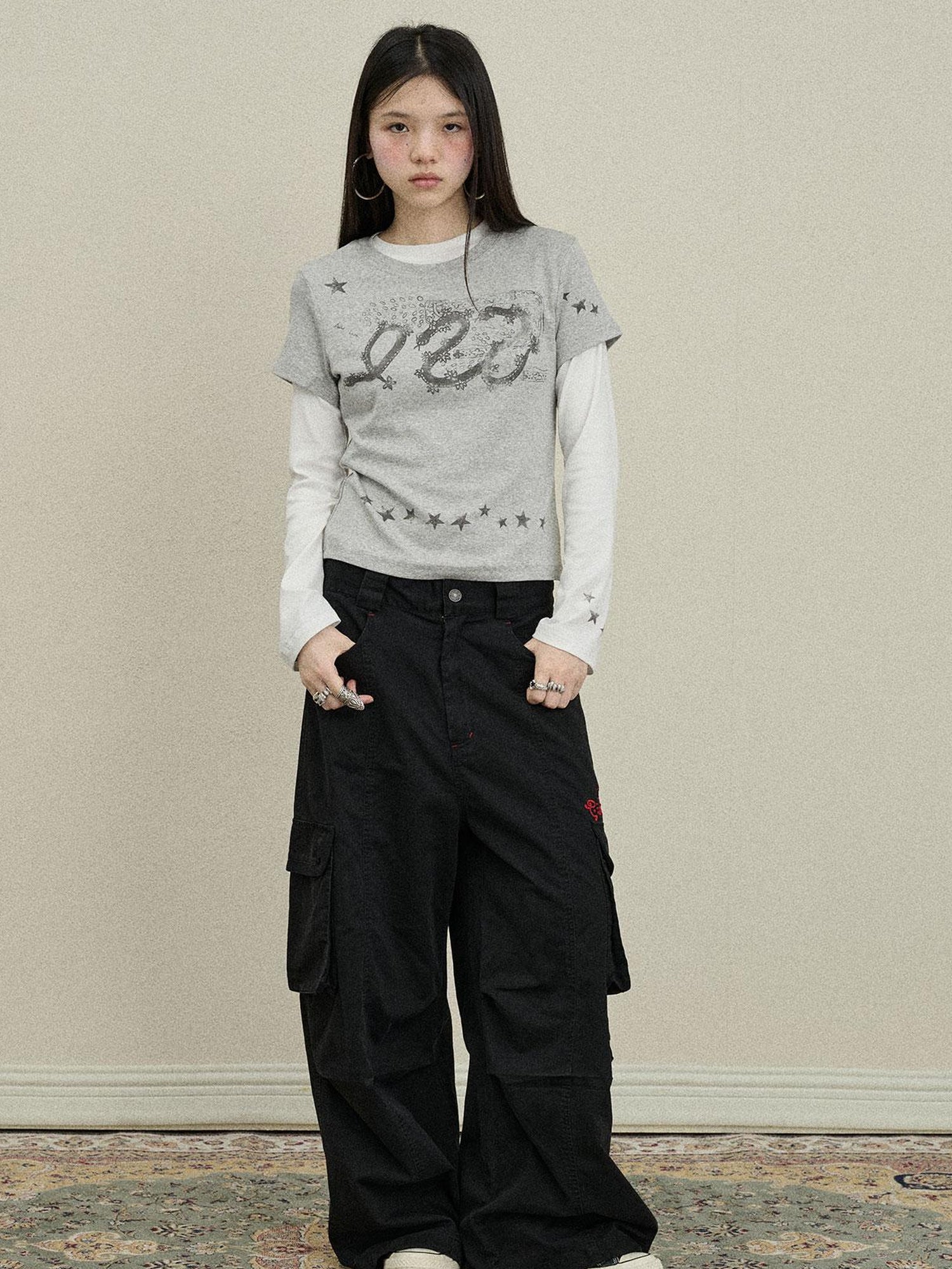 Update Achihara Loose Fit Denim Overalls 2025 Autumn New Drop Leg Trousers