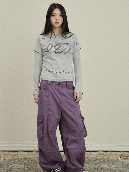 Update Achihara Loose Fit Denim Overalls 2025 Autumn New Drop Leg Trousers