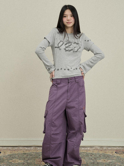 Update Achihara Loose Fit Denim Overalls 2025 Autumn New Drop Leg Trousers