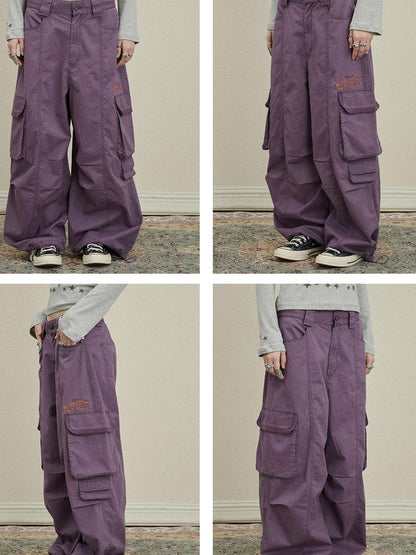 Update Achihara Loose Fit Denim Overalls 2025 Autumn New Drop Leg Trousers