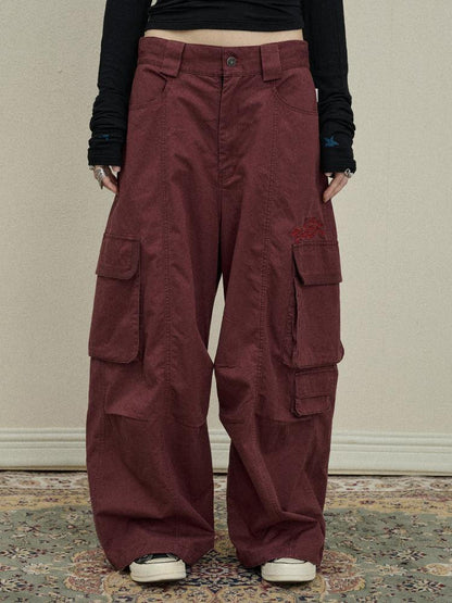 Update Achihara Loose Fit Denim Overalls 2025 Autumn New Drop Leg Trousers