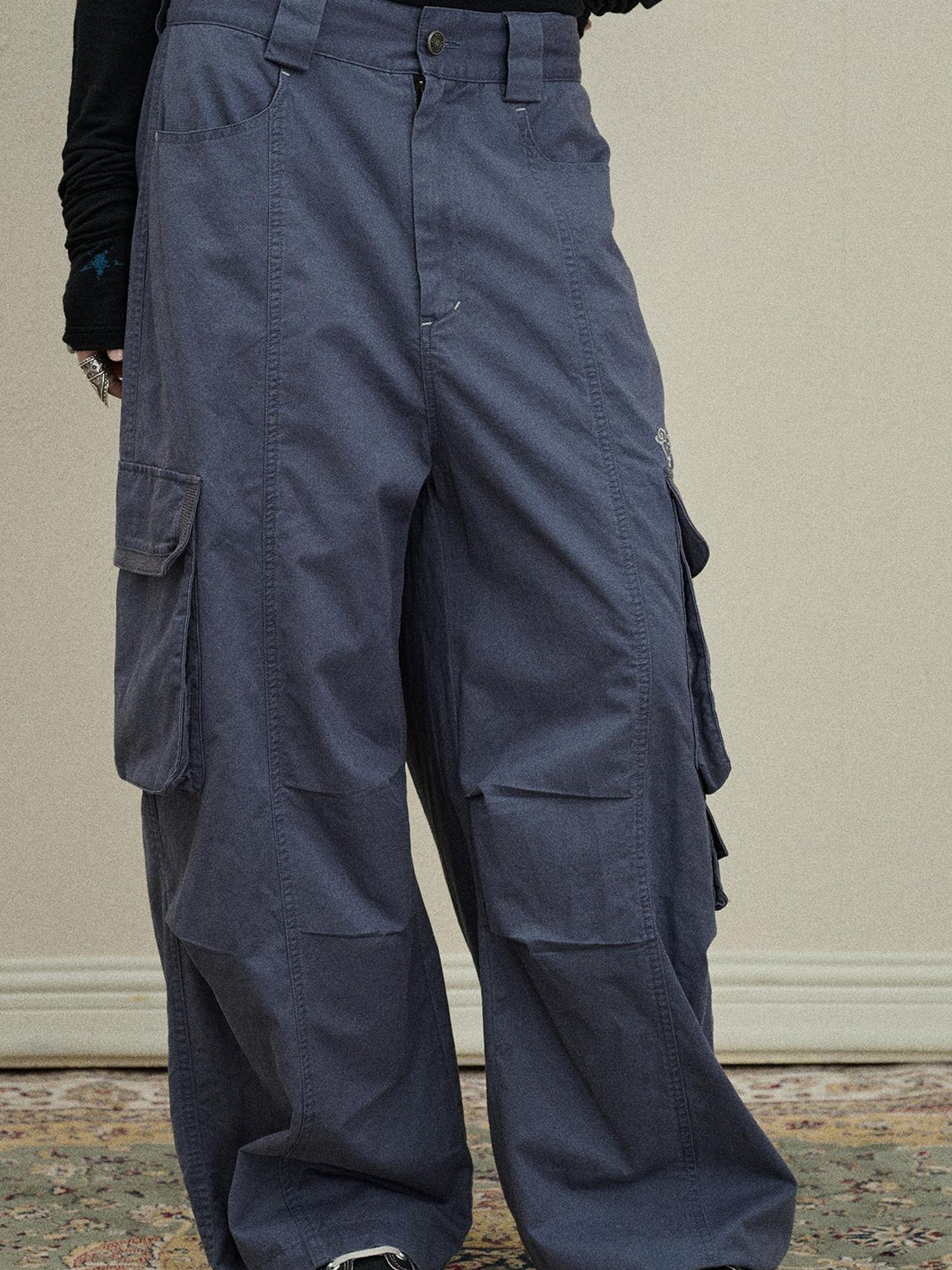 Update Achihara Loose Fit Denim Overalls 2025 Autumn New Drop Leg Trousers