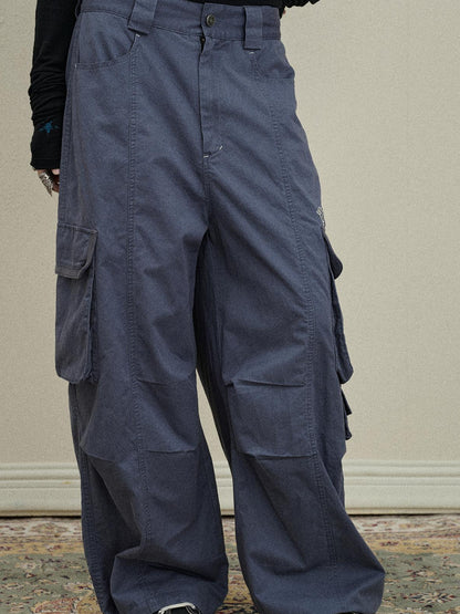 Update Achihara Loose Fit Denim Overalls 2025 Autumn New Drop Leg Trousers