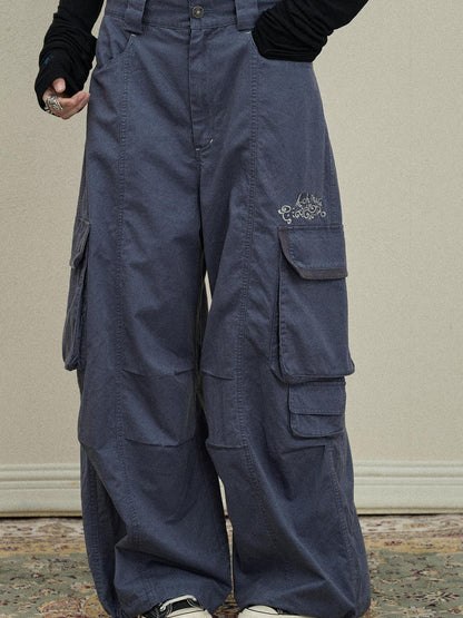 Update Achihara Loose Fit Denim Overalls 2025 Autumn New Drop Leg Trousers