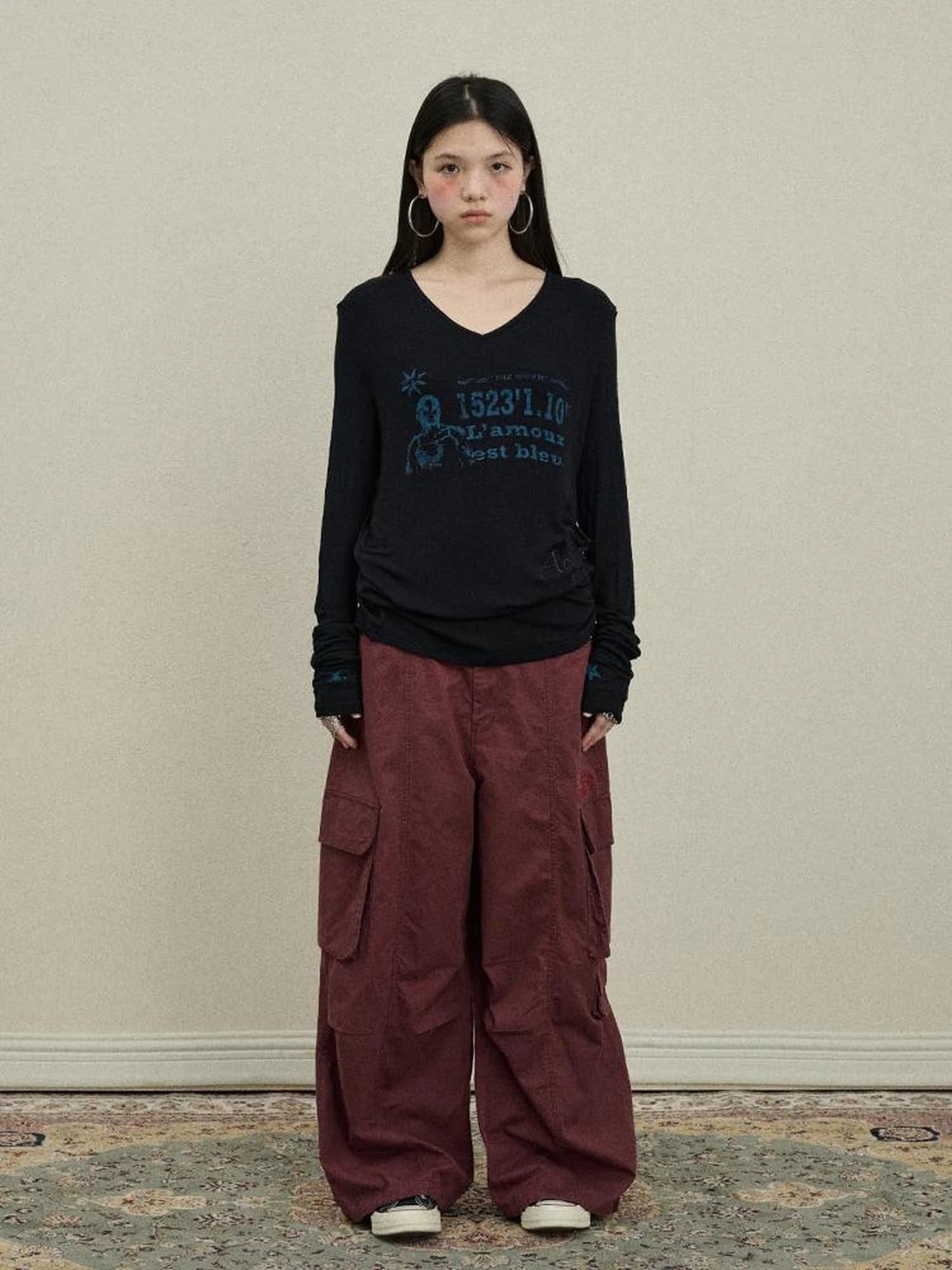 Loose Fit Denim Overalls 2025 Autumn New Drop Leg Trousers