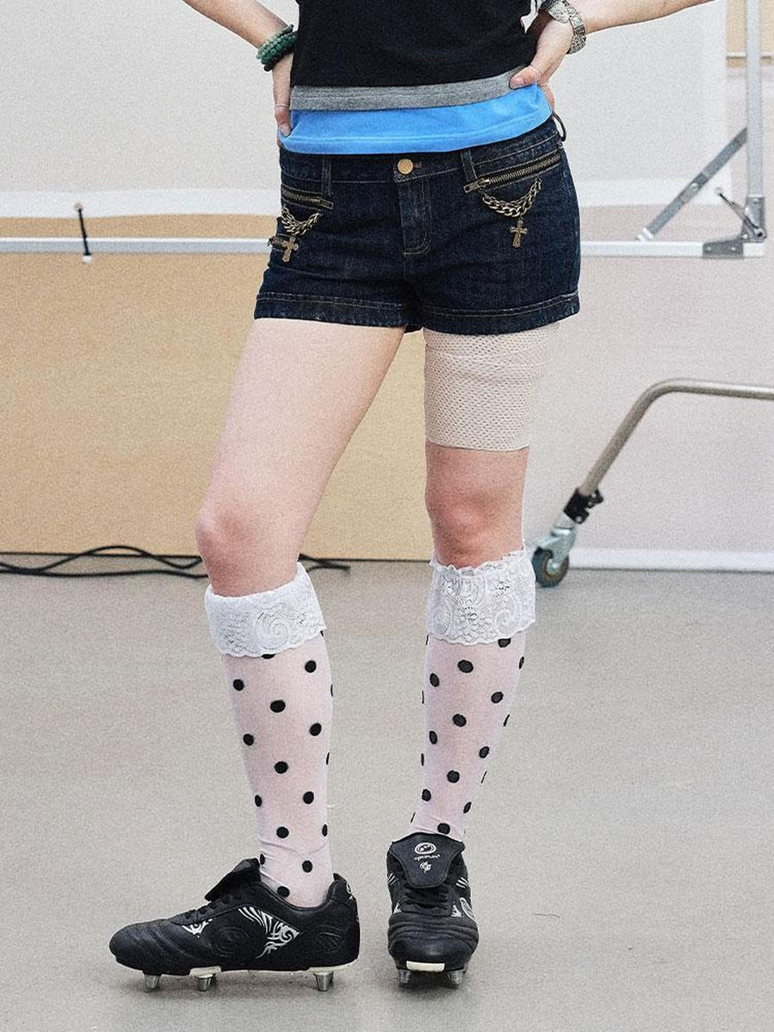 Achihara Lukasi Super Low-Rise Denim Hot Shorts