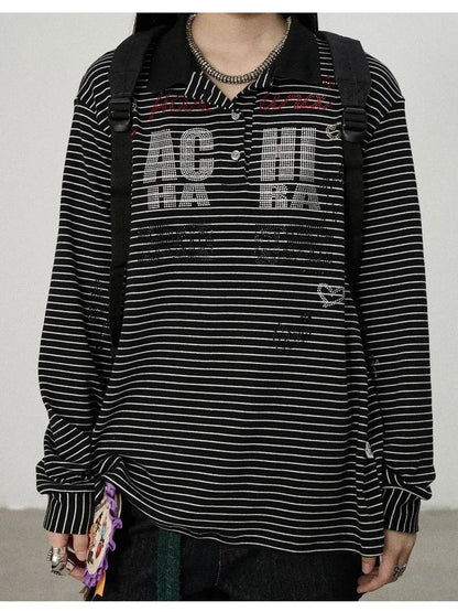 Matata 2.0 Stripe Polo Shirt Relaxed Fit Cotton Blend