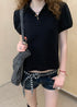 Achihara_Minimalist_Puff_Sleeve_Polo_Women&